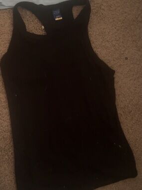 Old Navy Black Racerback Tank Top